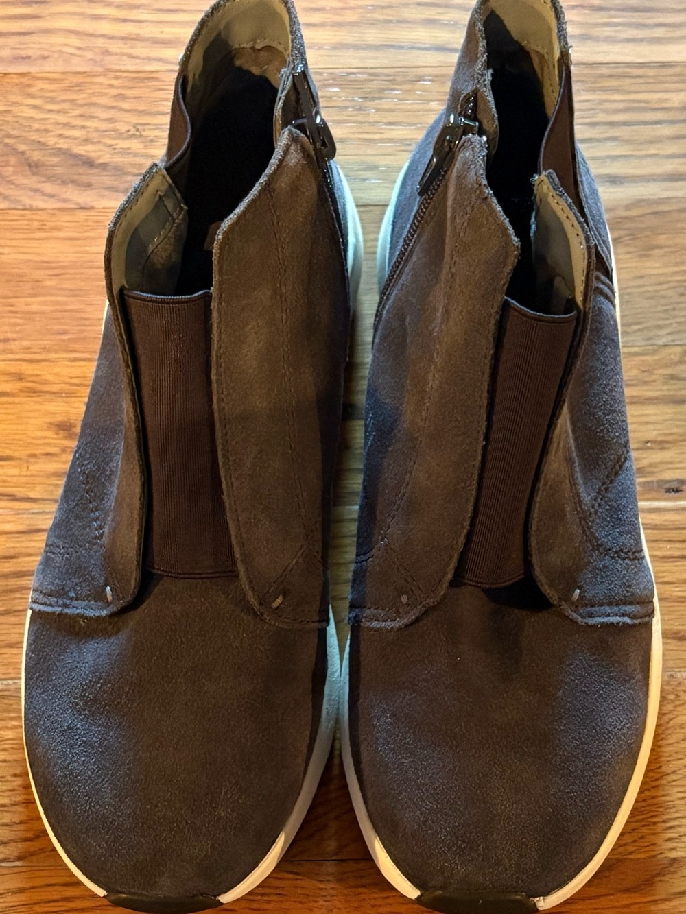 OTBT “Bethel” Wedge Sneaker/Bootie, Navy, Size 6.5